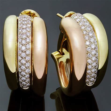 cartier replica trinity earrings|cartier trinity ruban earrings price.